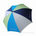 New Style Golf Umbrella, Made of Polyester Fabric, with Full Fiberglass Ribs/Straight EVA Handle